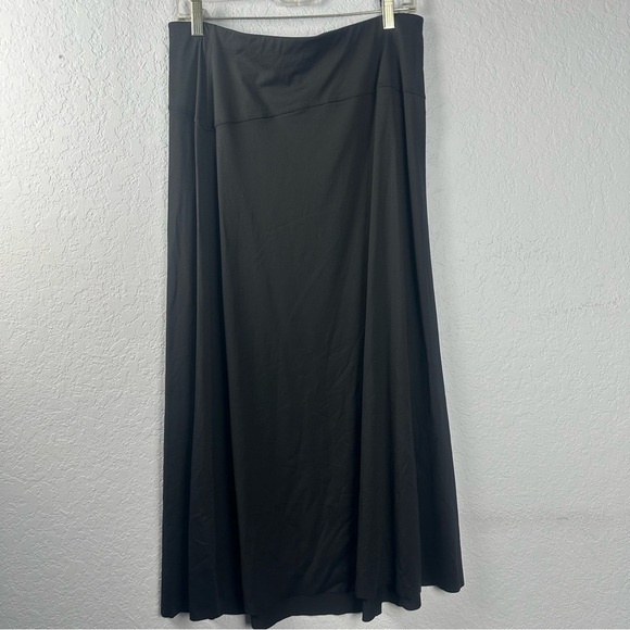 Epoque Black Lg Stretch Skirt A-Line Asymmetrical - Picture 1 of 5